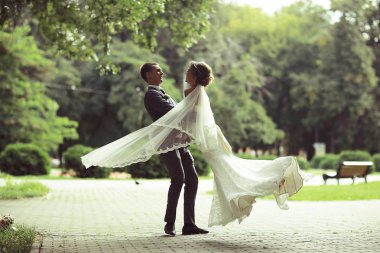 Gelin ve damat yaz Park