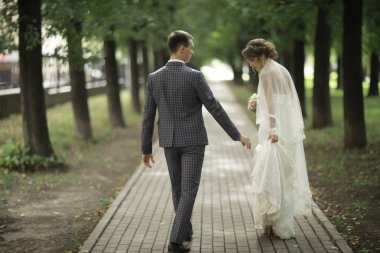 Gelin ve damat yaz Park