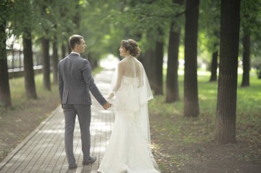 Gelin ve damat yaz Park