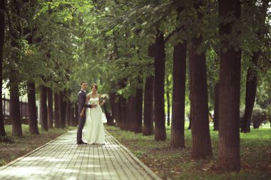 Gelin ve damat yaz Park