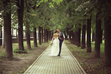 Gelin ve damat yaz Park