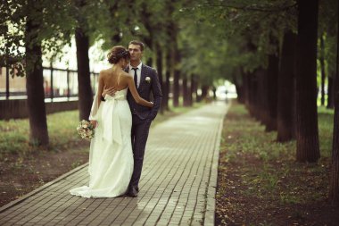 Gelin ve damat yaz Park