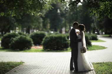 Gelin ve damat yaz Park