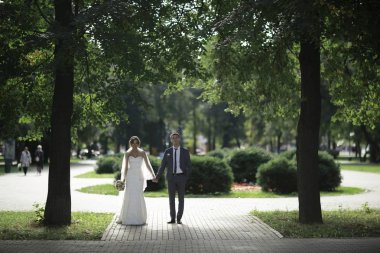 Gelin ve damat yaz Park