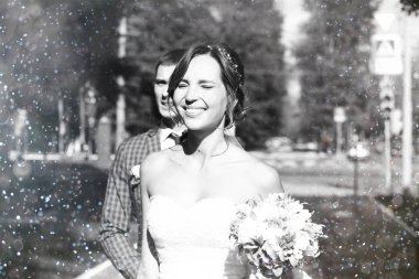 Gelin ve damat yaz Park