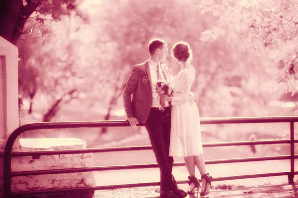 Gelin ve damat yaz Park