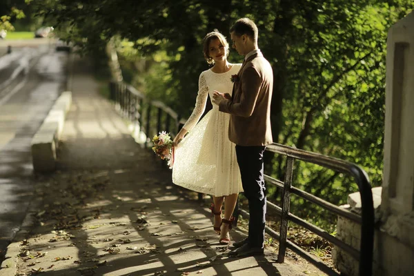 Gelin ve damat yaz Park