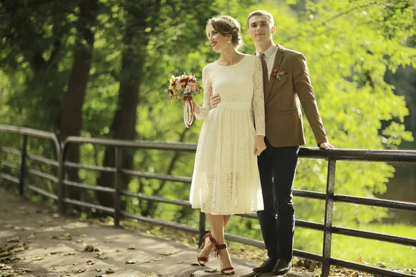 Gelin ve damat yaz Park