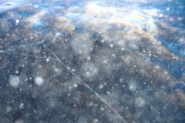 Kar buzu arka planı, soyut kış mevsimsel arka plan, beyaz kar taneleri buz örtüsü arka plan