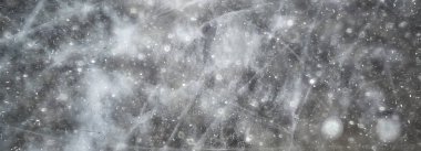 Kar buzu arka planı, soyut kış mevsimsel arka plan, beyaz kar taneleri buz örtüsü arka plan