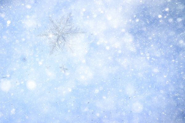 снежный лед, абстрактный зимний сезонный фон, снежная буря на ледяном фоне
