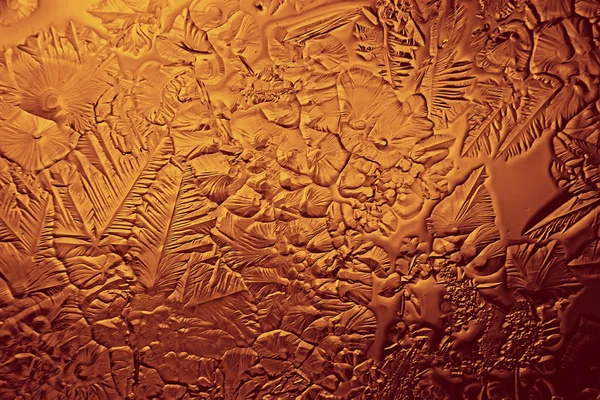 Altın Buz Arkaplanı Soyut Sarı Arkaplan Soğuk Mevsimlik Alışılmadık Buz — Stok fotoğraf