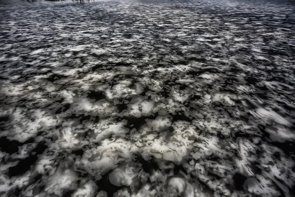 Säröillä Jäärakenne Abstrakti Vuodenaikojen Kylmä Tausta Luonnollinen Jää Murtunut Jää — kuvapankkivalokuva