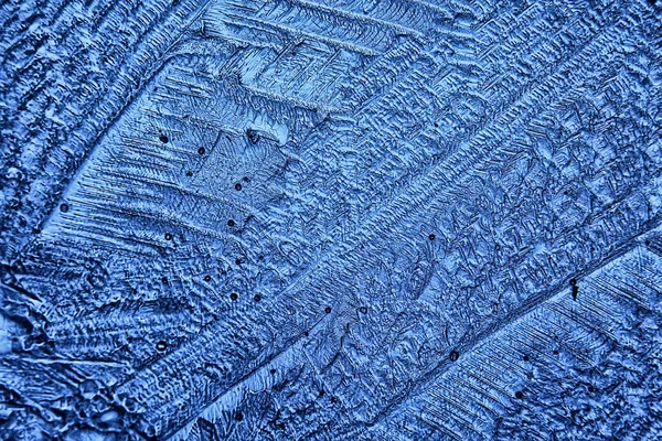 Голубой Ледяной Фон Абстрактная Текстура Поверхности Льда Стекле Замороженная Сезонная — стоковое фото
