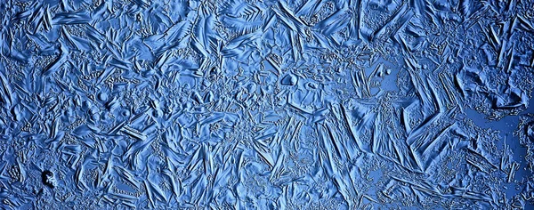 Fundo Vidro Gelo Azul Textura Abstrata Superfície Gelo Vidro Água — Fotografia de Stock