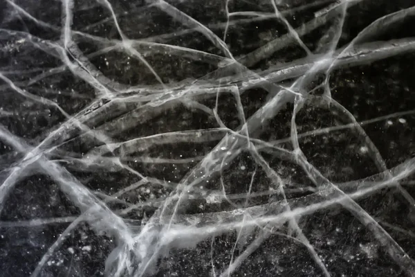 Crushed Ice Glass Cracks Background Abstract Seasonal Background Pieces Ice — Stock Photo, Image