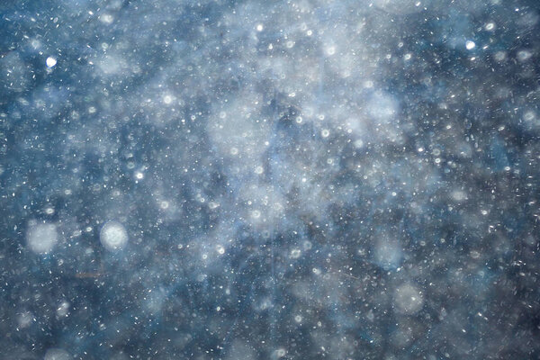 снежный лед, абстрактный зимний сезонный фон, снежная буря на ледяном фоне
