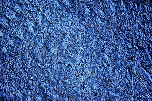 Fondo Vetro Ghiaccio Blu Texture Astratta Della Superficie Del Ghiaccio — Foto Stock