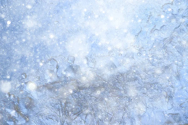 Schnee Eis Hintergrund Abstrakte Winter Saisonalen Hintergrund Weiße Schneeflocken Schneesturm — Stockfoto