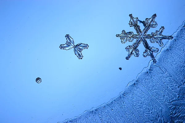 Blue Ice Glass Background Abstract Texture Surface Ice Glass Frozen — Stock Photo, Image