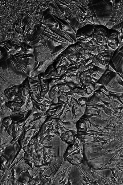 異常な抽象的背景氷の金属のテクスチャが表面を割れ現代美術の背景 — ストック写真