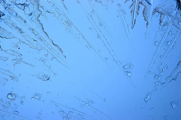 Fundo Vidro Gelo Azul Textura Abstrata Superfície Gelo Vidro Água — Fotografia de Stock