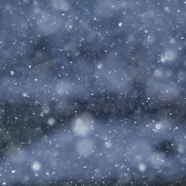 Blurred Background Snow Snowflakes Texture — Stock Photo, Image