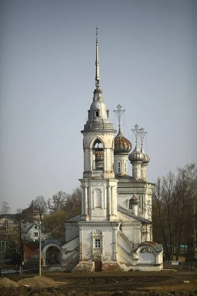 Paesaggio Chiesa Ortodossa Vologda Centro Storico Del Turismo Russia Paesaggio — Foto Stock