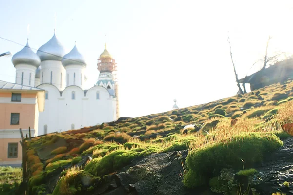 俄罗斯历史旅游中心沃洛戈达的风景正统教堂 基督教教堂景观 — 图库照片