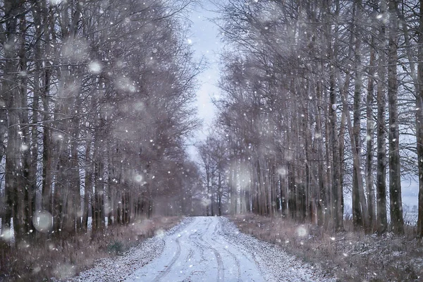 Fundo Borrado Neve Flocos Neve Textura — Fotografia de Stock