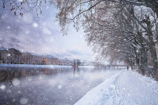 雪片纹理模糊的背景 — 图库照片