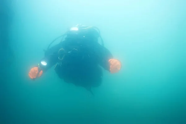 仙人掌 墨西哥 洞穴潜水 水下探险 水雾下的风景 — 图库照片