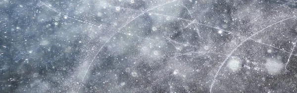 Льодові Сліди Ковзанів Текстури Абстрактний Фон Вид Зверху Аерофотозйомка Слідів — стокове фото