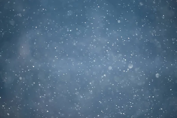 蓝色雪花背景 抽象的雪花背景 模糊的抽象蓝色 — 图库照片