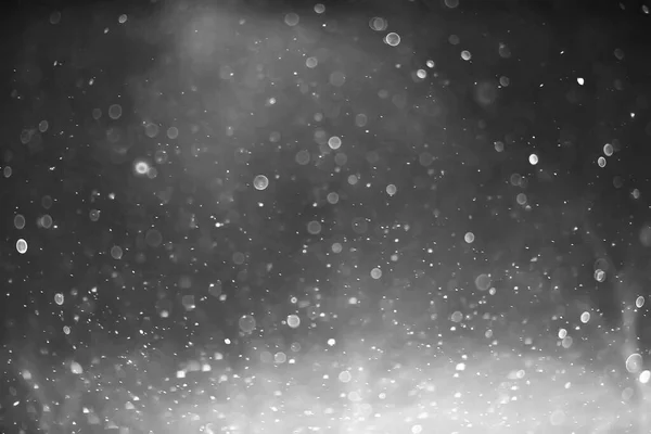 Nieve Negro Fondo Abstracto Textura Copos Nieve Cayendo Cielo Superposición — Foto de Stock