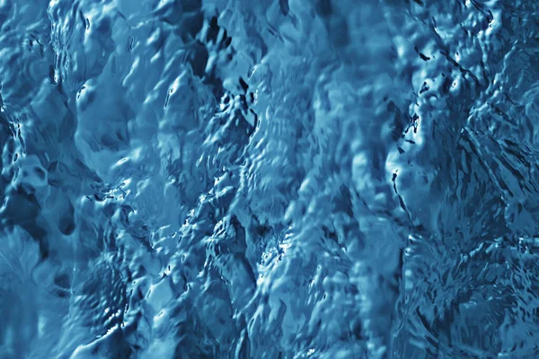 Niebieskie Tło Tekstura Woda Powierzchnia Przepływ Abstrakcyjna Powierzchnia Wody — Zdjęcie stockowe