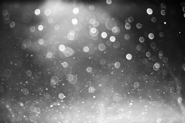 Snow Black Background Abstract Texture Snowflakes Falling Sky Overlay — Stock Photo, Image