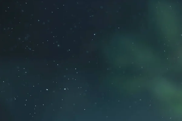 オーロラ雪の背景空 — ストック写真