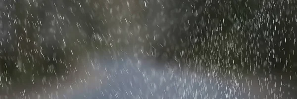 Abstracto Primavera Gotas Lluvia Fondo Borroso — Foto de Stock