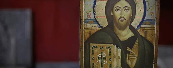 Kalambaka Greece September 2019 Orthodox Icons Church Shop Church Faith — 图库照片