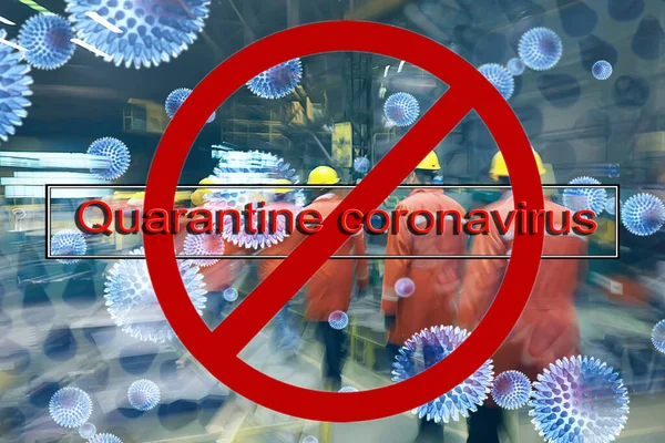 Endüstri Mühendisliği Karantina Koronavirüs Ekonomik Kriz — Stok fotoğraf