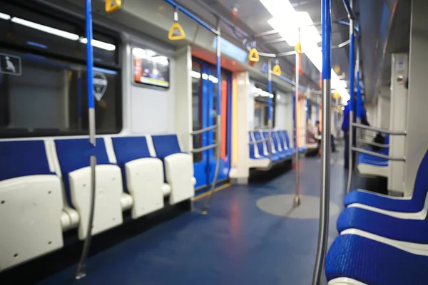 Wagon Train Mouvement Métro Concept Transport Fond Abstrait Sans Personnes — Photo