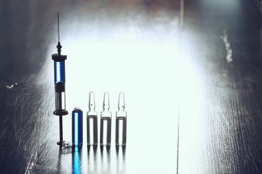 ilaç aşısı konsepti, soyut geçmiş, aşı virüsü koruması