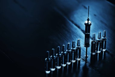 Şırınga soyut tıp geçmişi, aşı, enjeksiyon virüsü koruması