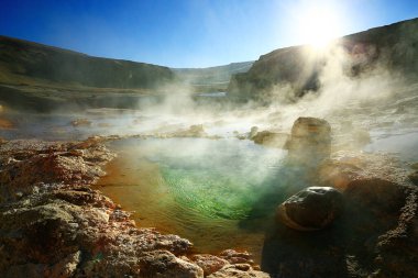 Tibet Dağları manzarası, güzel manzara Tibet 'e seyahat