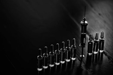 Şırınga soyut tıp geçmişi, aşı, enjeksiyon virüsü koruması