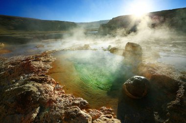 Tibet Dağları manzarası, güzel manzara Tibet 'e seyahat