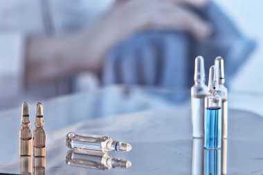ilaç aşısı konsepti, soyut geçmiş, aşı virüsü koruması
