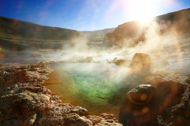 Tibet Dağları manzarası, güzel manzara Tibet 'e seyahat