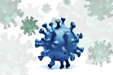 Bulanık soyut geçmiş konsepti Coronavirus Hastanesi Aşı İlacı Enjeksiyonu